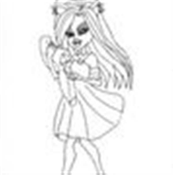 Monster High раскраски Рошель