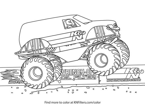 Monster Jam раскраска