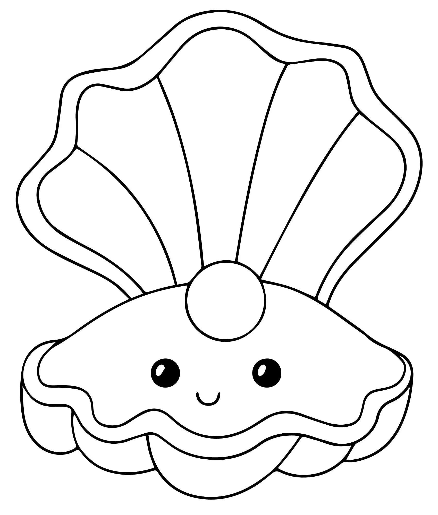Эскизы ракушек и морских звезд