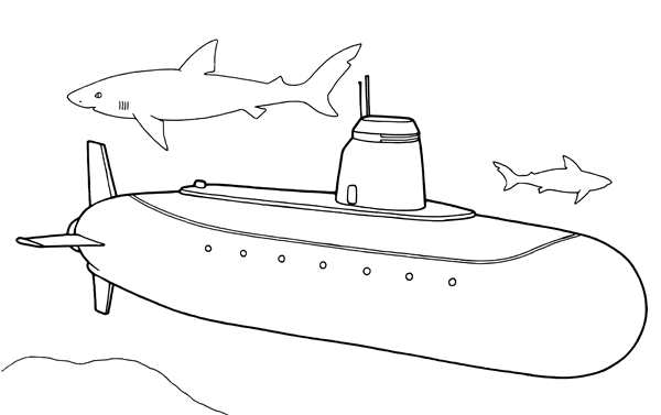 Раскраска морского самолета для детей
