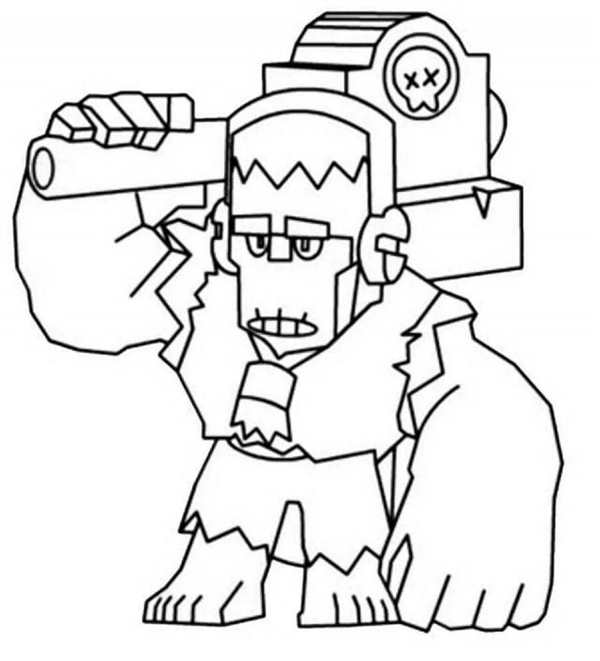 Раскраски Brawl Stars