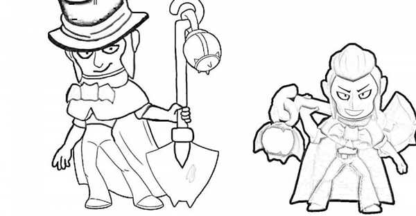 Раскраски Brawl Stars