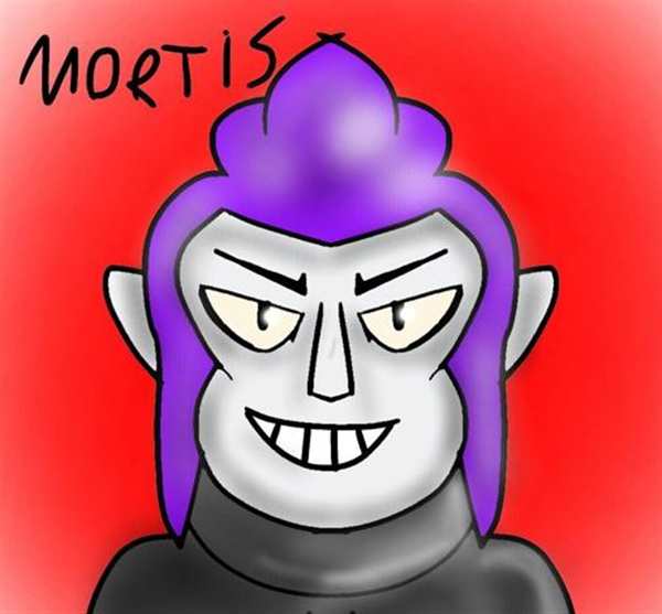 Мортис Brawl Stars раскраска