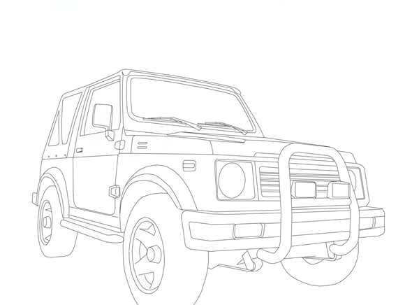 Mercedes Benz AMG g63 карандаш