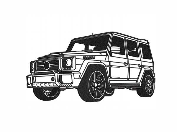 Раскраска Мерседес Гелендваген g63