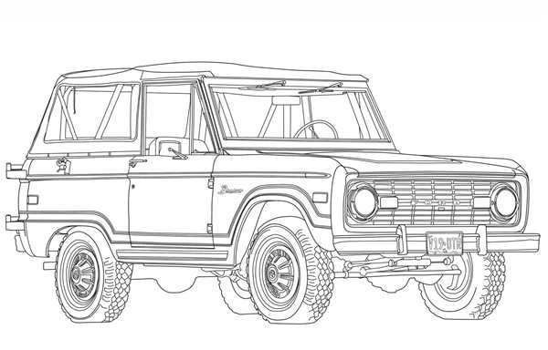 Раскраска Мерседес Гелендваген g63