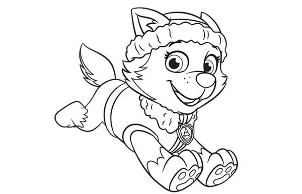 Paw Patrol раскраска