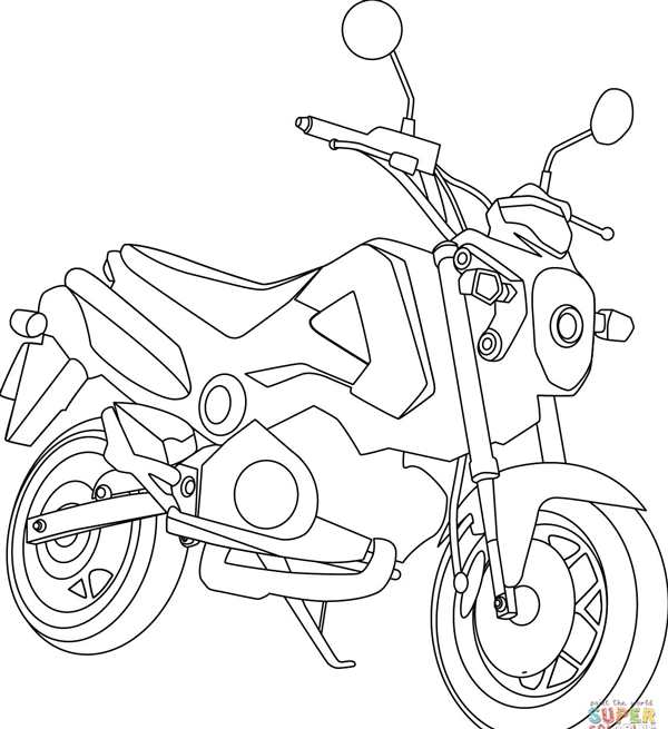 Раскраска Honda VFR 800