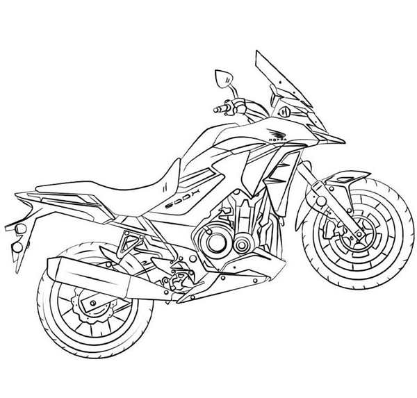 Раскраска мотоциклов Honda CBR