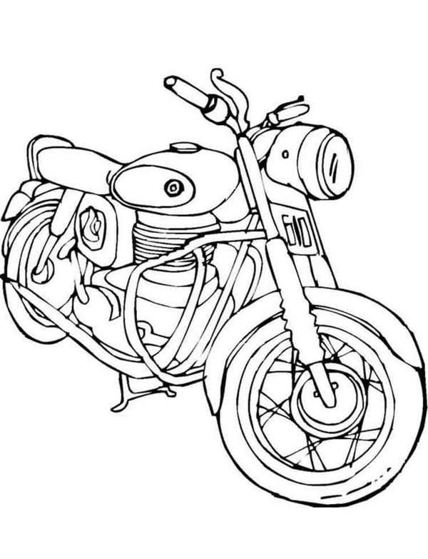 Раскраска мотоцикл Honda cbr1000rr