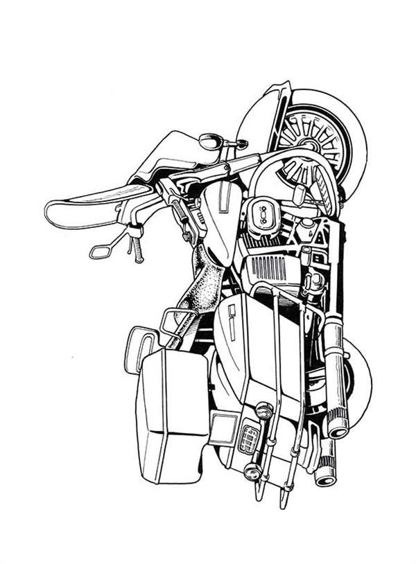 Harley-Davidson Touring 2010 схема