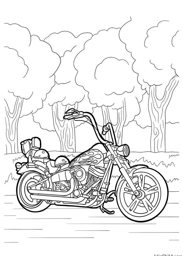 Harley Davidson Sportster рисунки
