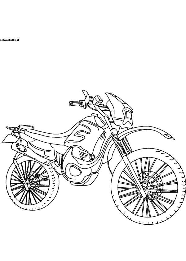 Кроссовый мотоцикл Yamaha чертежи