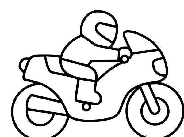 Раскраска мотоцикл Honda cbr1000rr