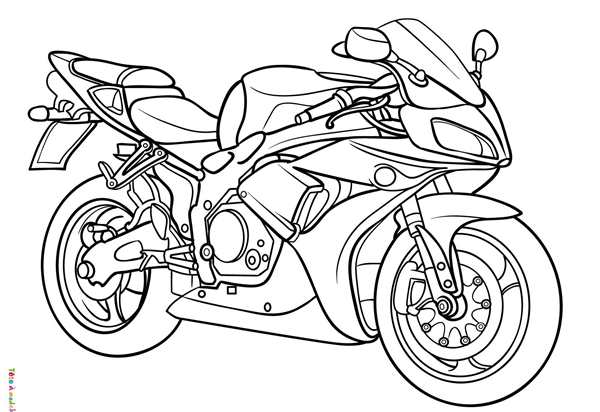 Harley Davidson Coloring раскраска