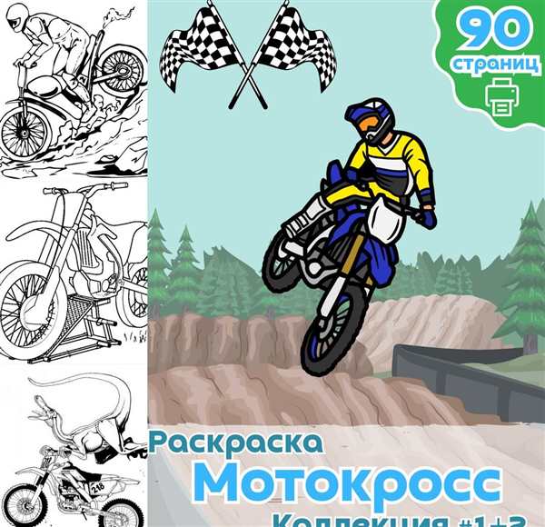 Раскраска Мотокросса ДанараГ