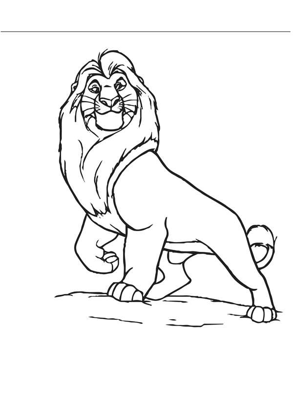 Раскраска Король Лев 2