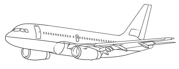 Раскраска самолета Airbus a380