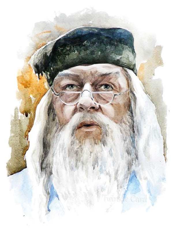 Альбус Дамблдор рисунок