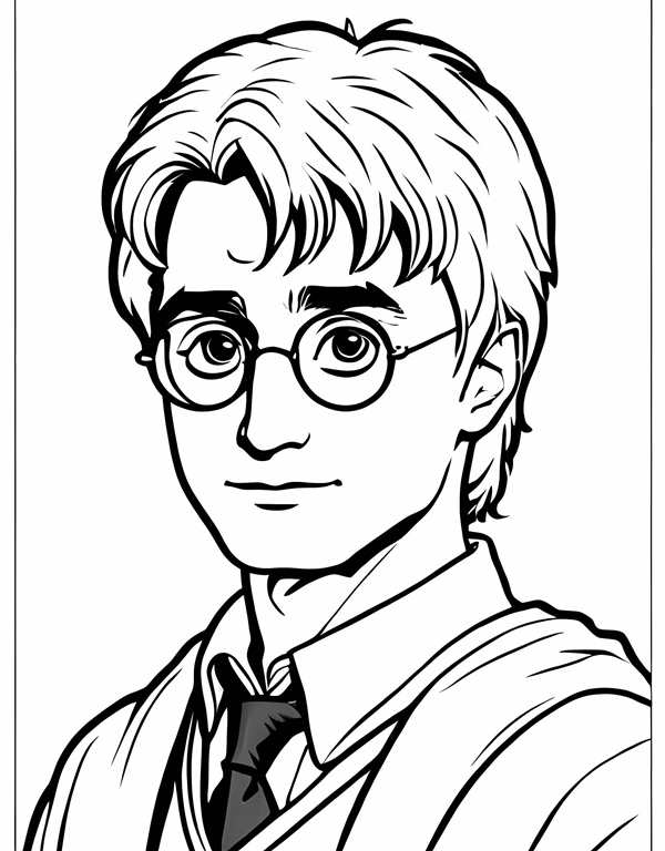 Harry Potter раскраска