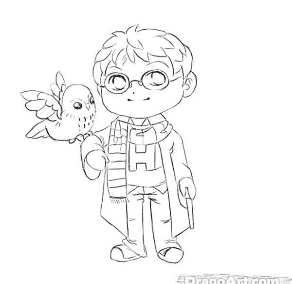 Harry Potter раскраска