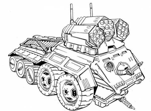 Раскраски танки Геранд кв 44