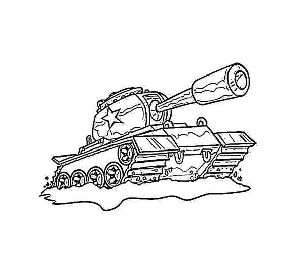 Раскраска танк кв 44