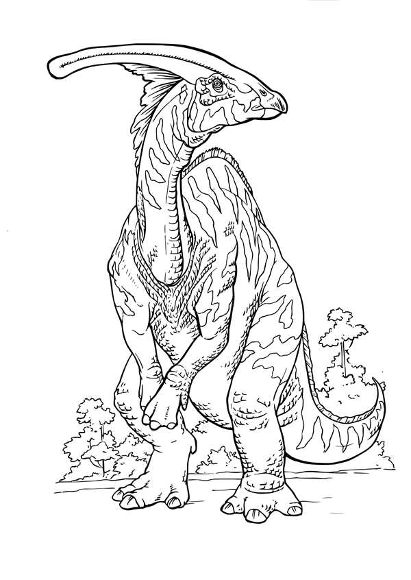 Паразауролоф (Parasaurolophus)