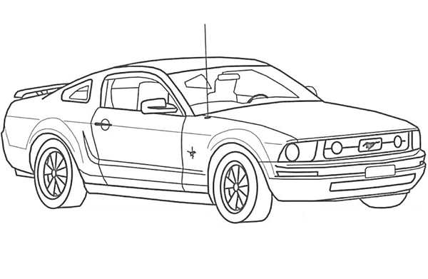 Ford Mustang Hoonicorn чертеж