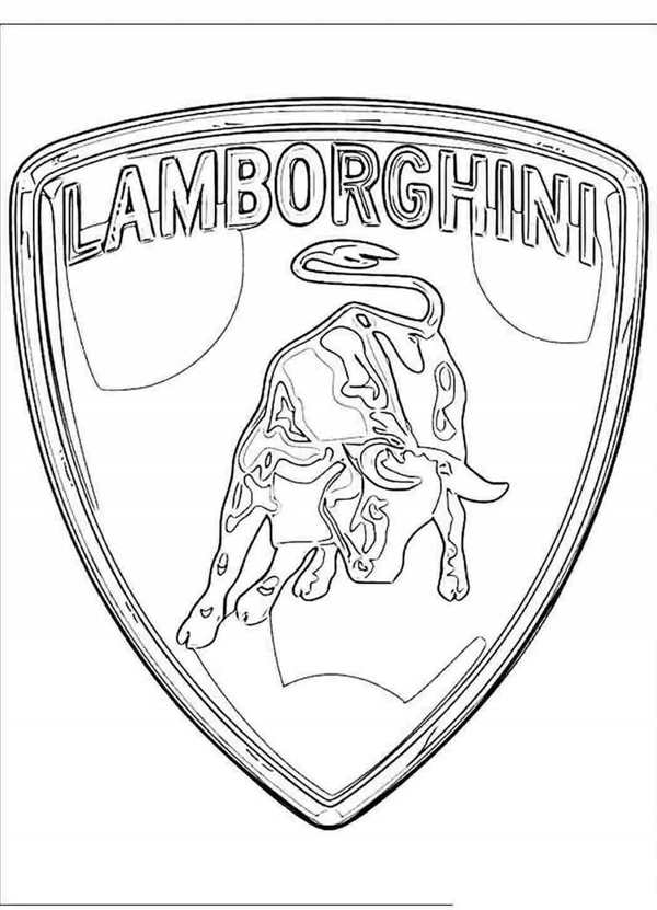 Раскраска Lamborghini Gallardo