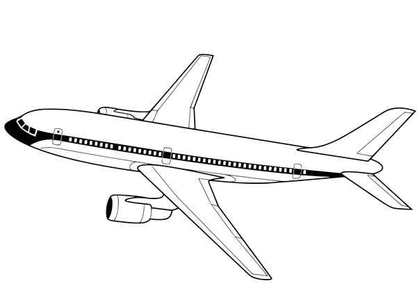 Боинг 737 раскраска