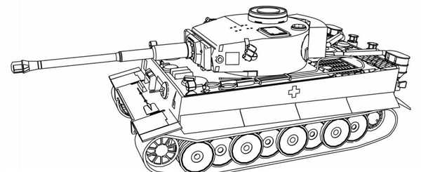 Leopard 2a6 чертеж