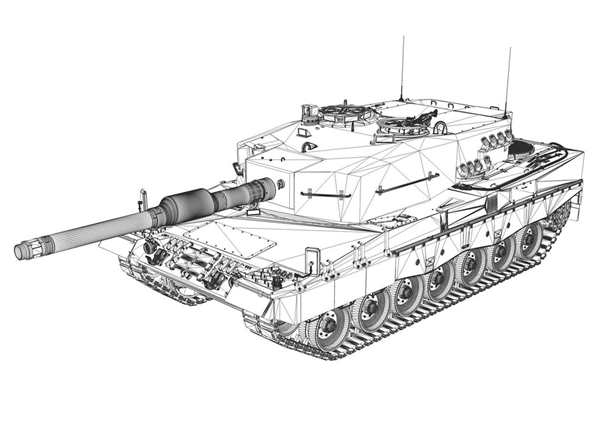 Чертежи танка леопард 1