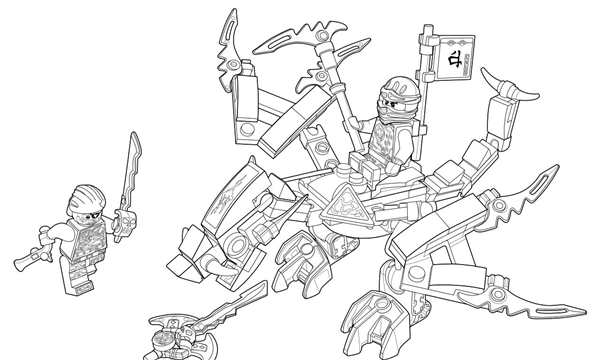 Раскраски LEGO Ninjago