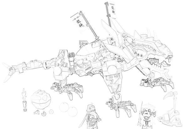 Раскраски LEGO Ninjago
