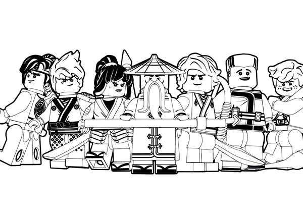Раскраски LEGO Ninjago