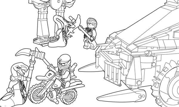 Раскраски LEGO Ninjago