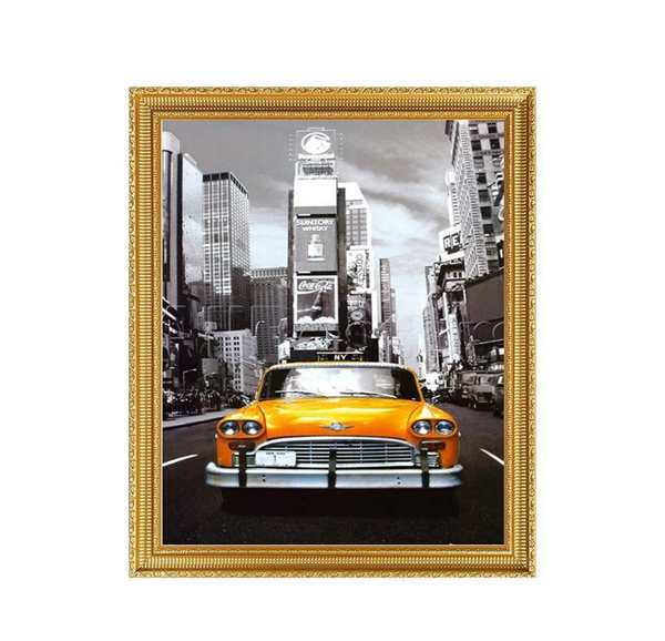 Раскраска НьюЙоркскиеtaxi