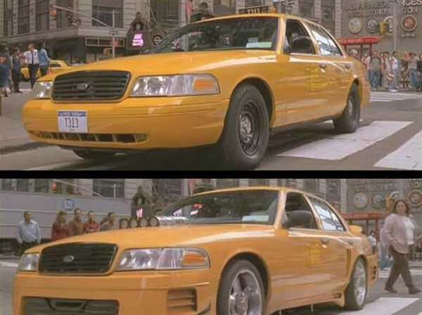 Раскраска НьюЙоркскиеtaxi