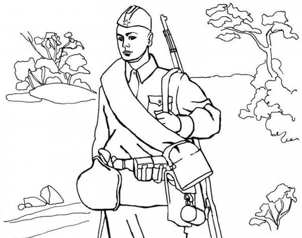 Раскраска война 1941-1945 Курская битва