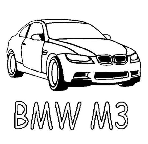 Раскраска BMW