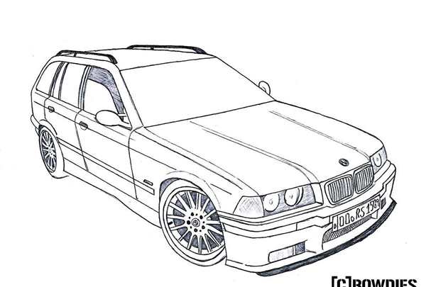 Раскраска Обновлённого BMW M1 Ваши Руки в Мастерстве