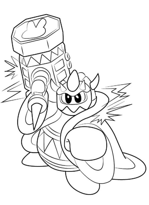 Kirby раскраска