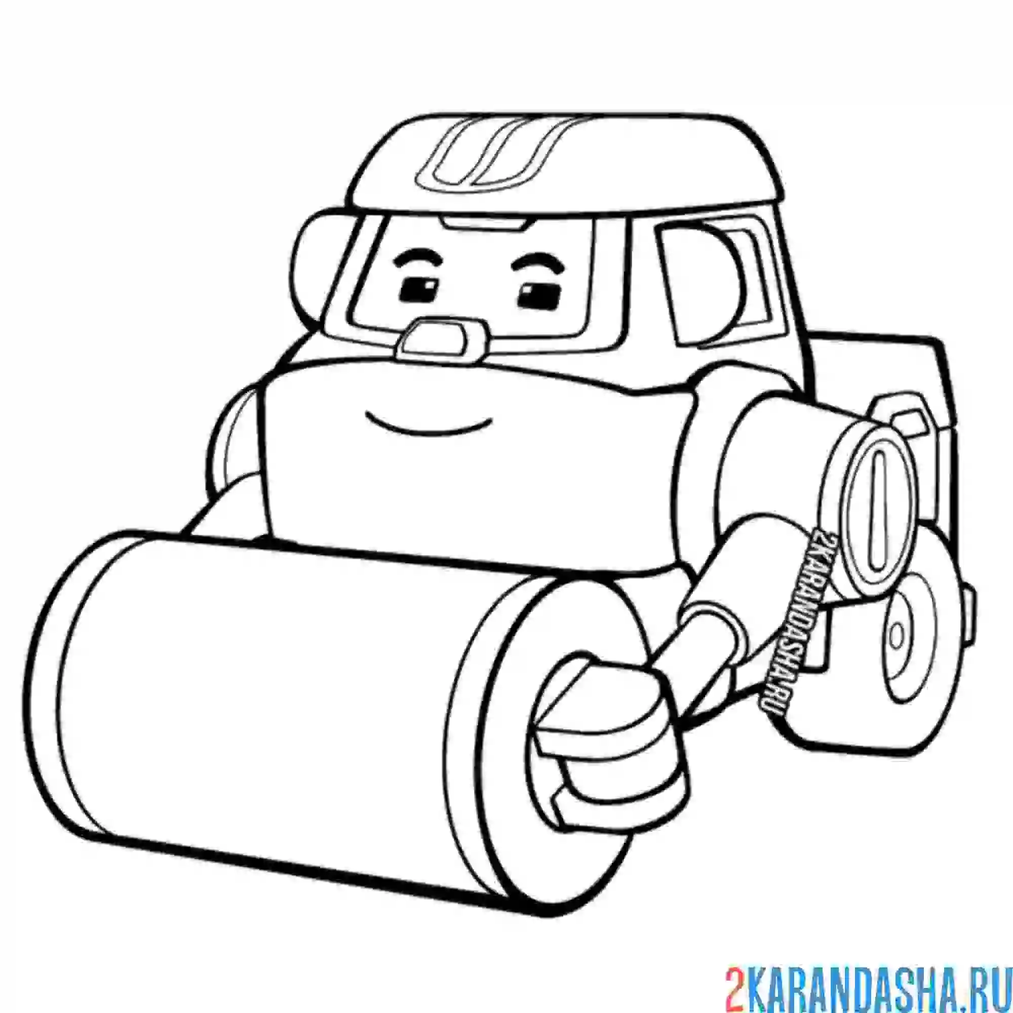 Раскраска Oilcan Веселые Аventures на страницах