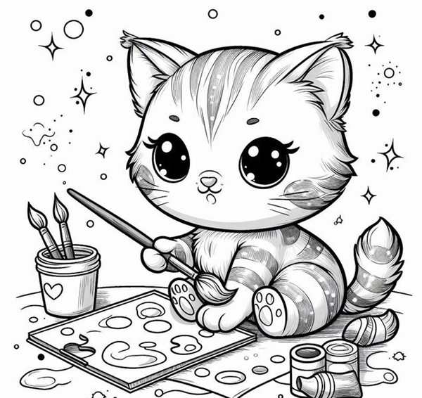 Новогодние раскраски hello Kitty