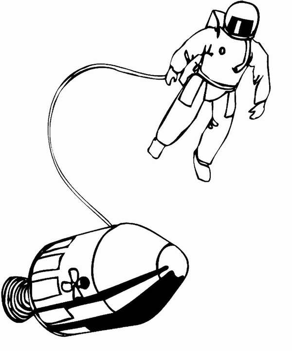 Рисунок ко Дню космонавтики