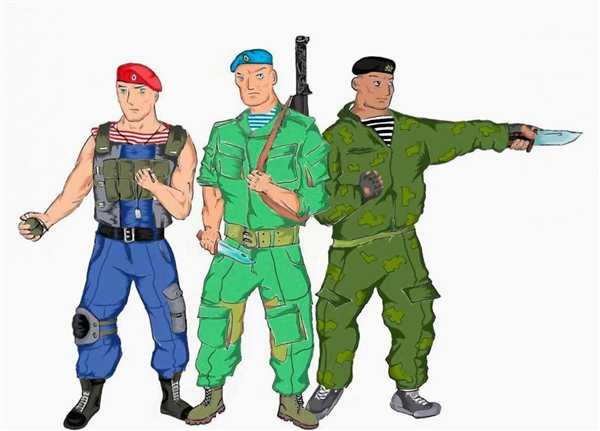 Спецназ. Раскраска