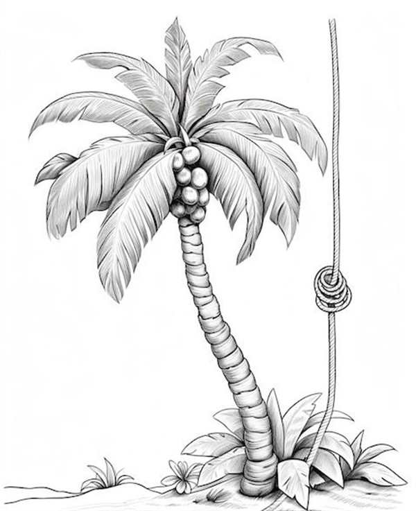 Magic Island Coloring