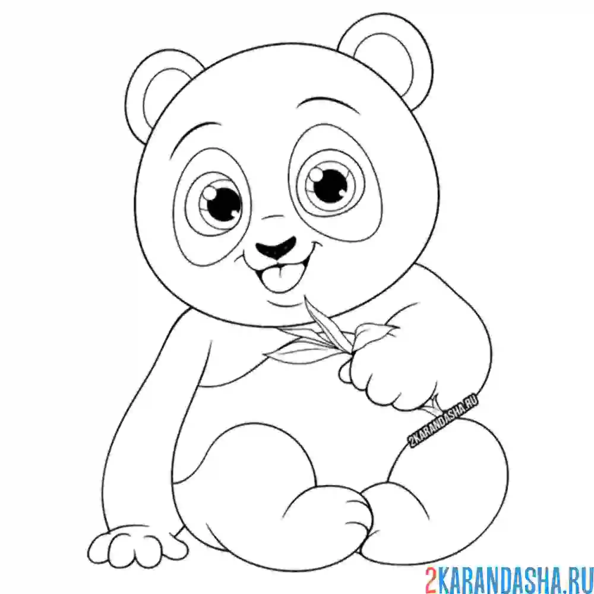 Кунфу Панда разукрашки