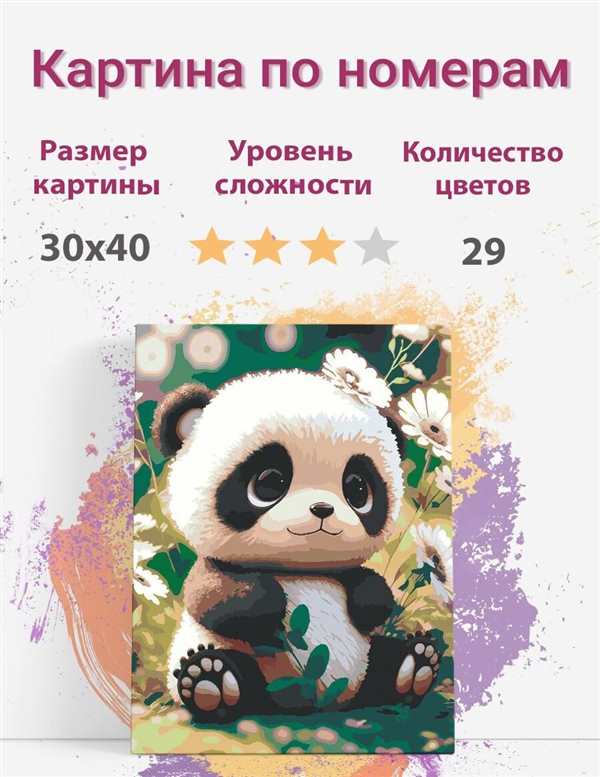 Раскраска Панда